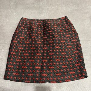 Miss Wu Red and Black Mini A-line Skirt‎ for Cocktail Night Out 4
